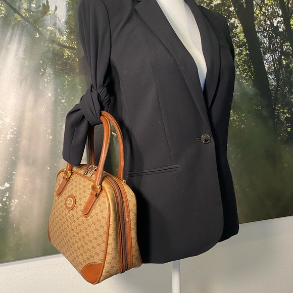 Vintage GUCCI Micro GG Supreme Handbag 1980’s Era - Picture 4 of 17